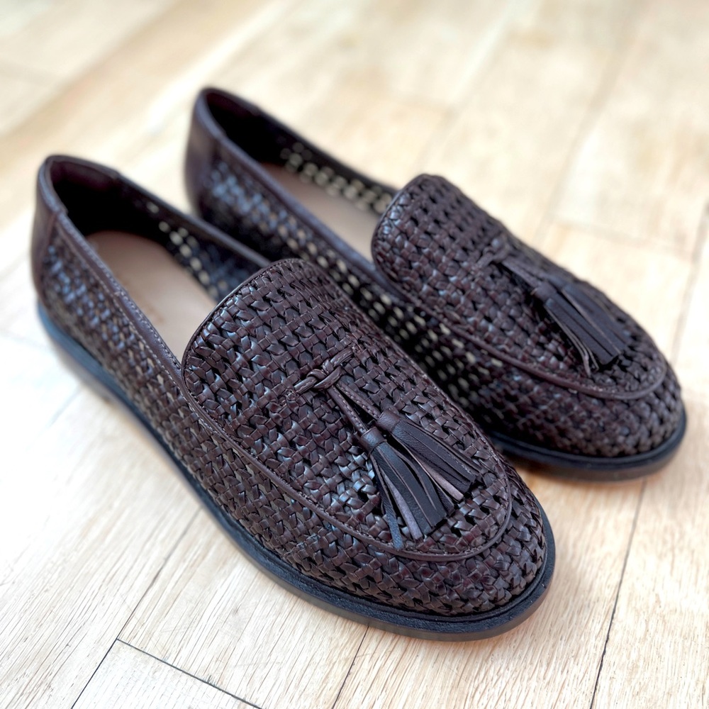 NWT Schutz Hanna Woven Loafer size 7.5